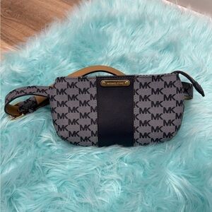 Michael Kors Navy Logo Belt Bag